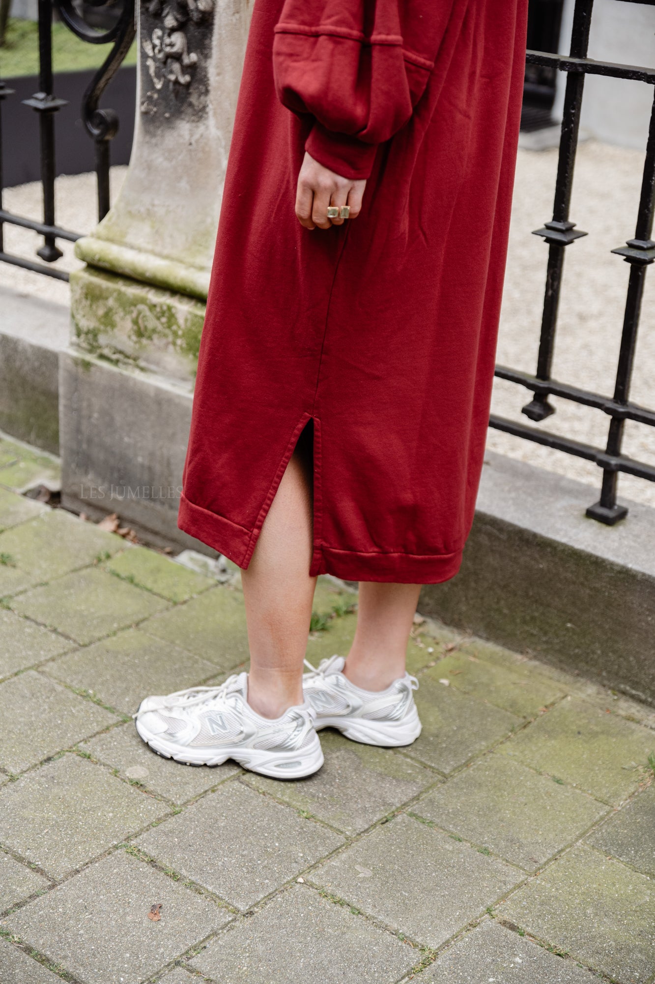 Anke sweater dress bordeaux