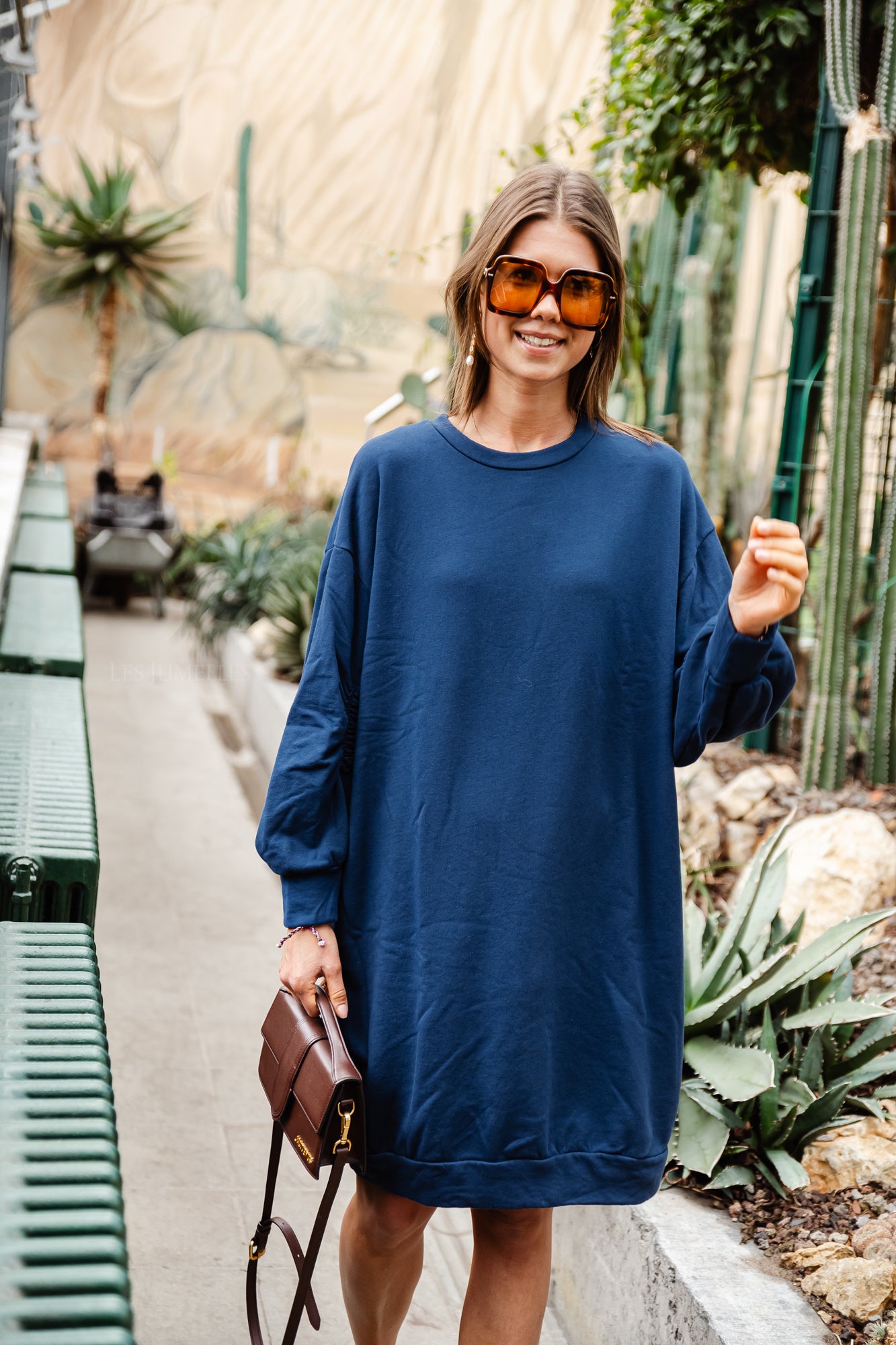 Kyra sweater dress navy