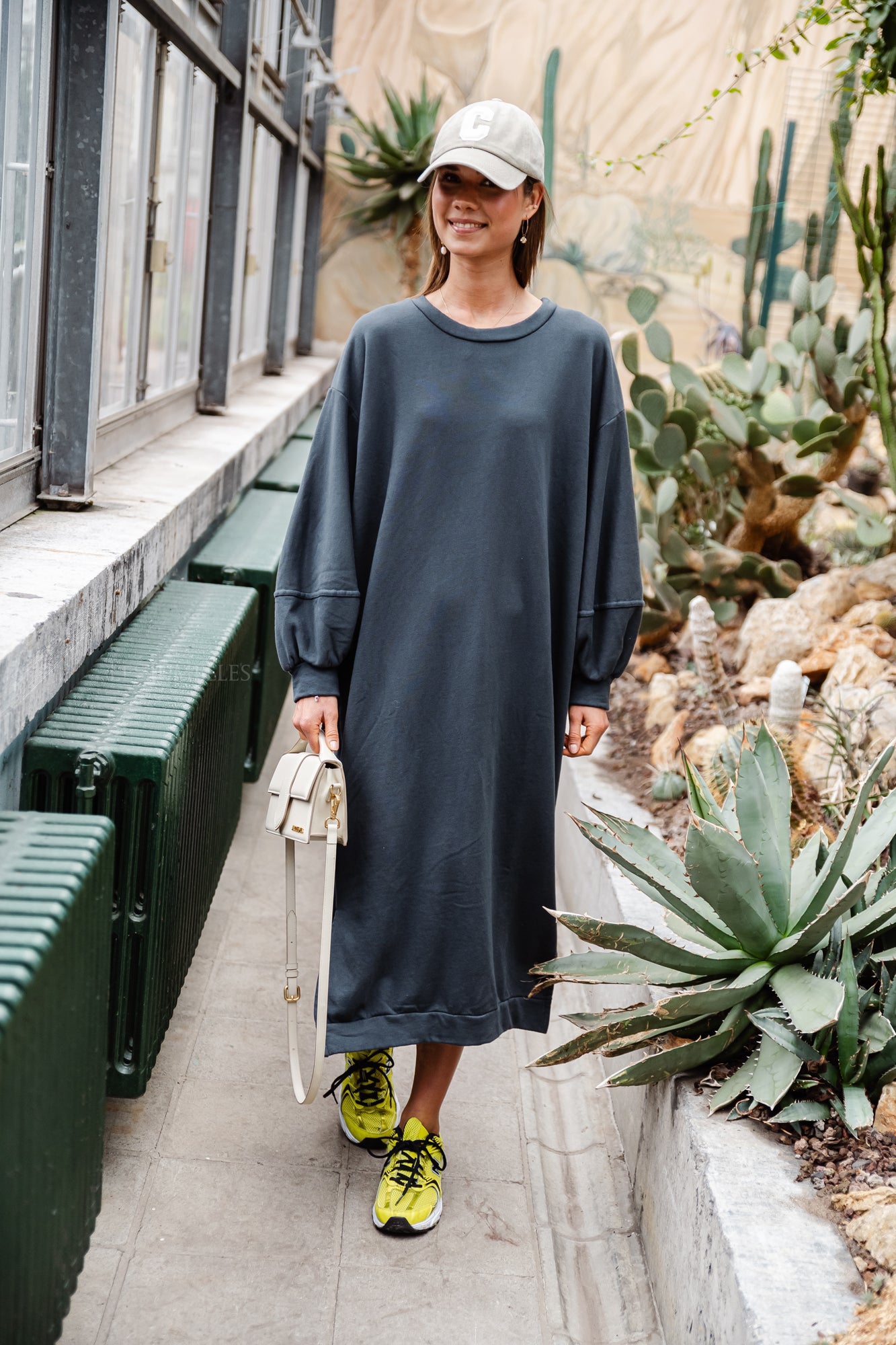 Anke sweater dress dark grey