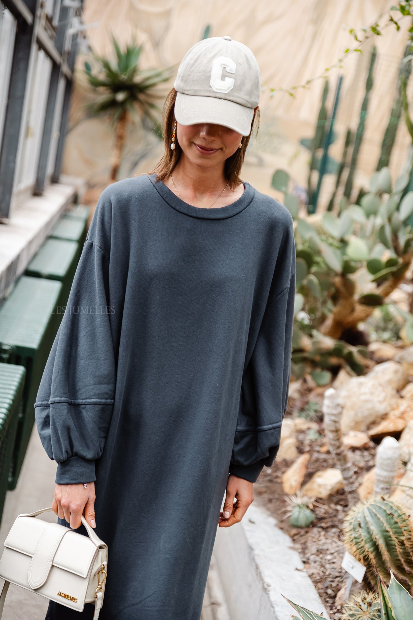 Anke sweater dress dark grey