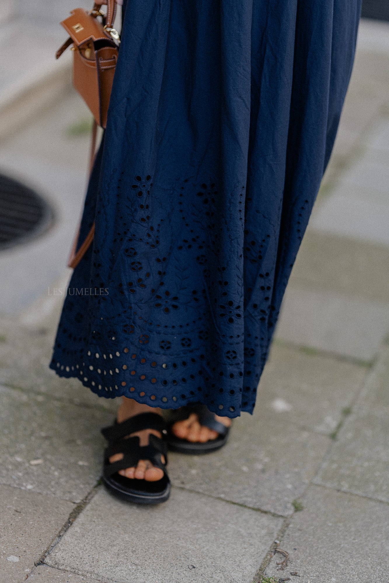 YasLumia strap maxi dress navy