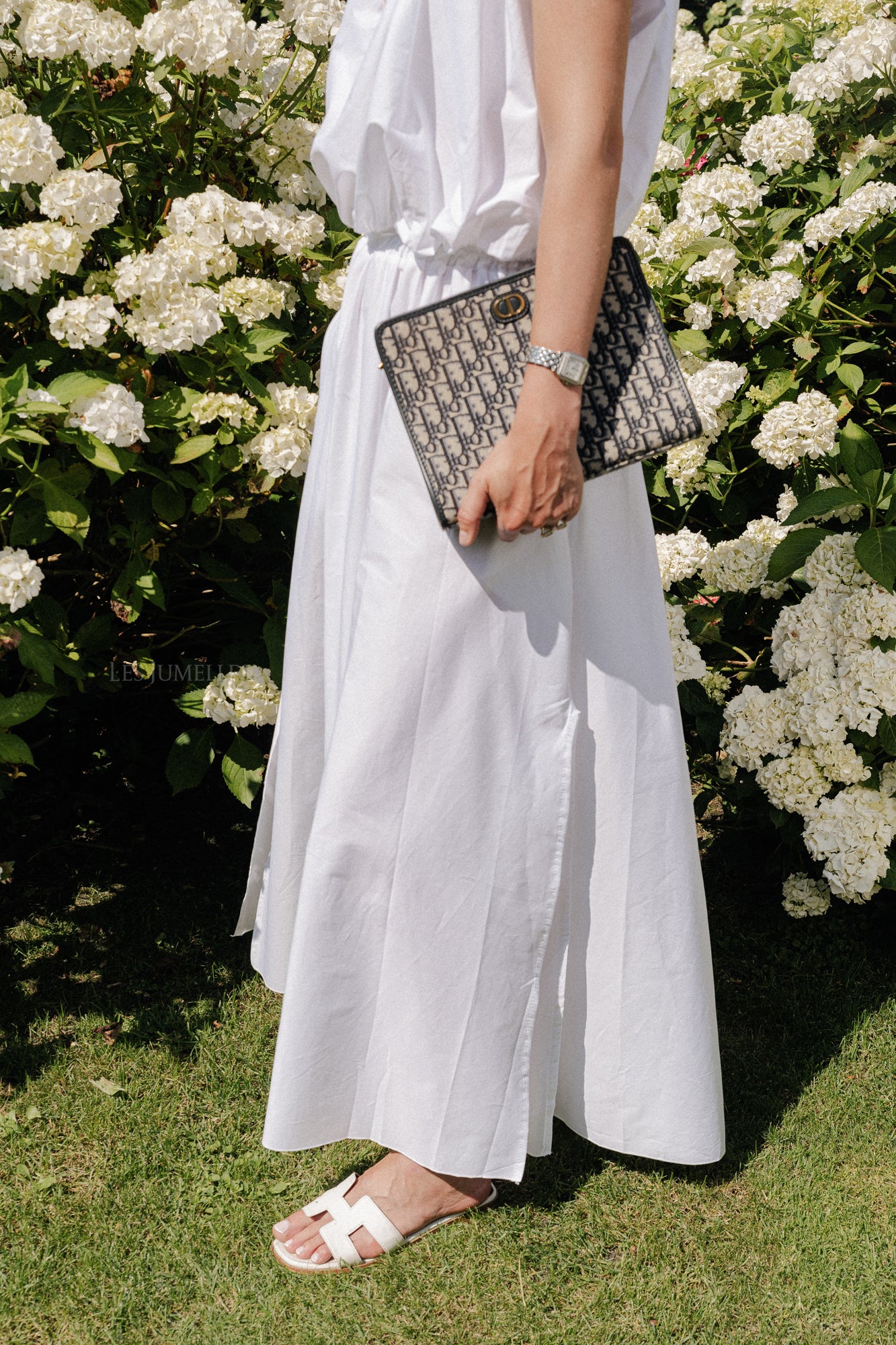 Fran long skirt white