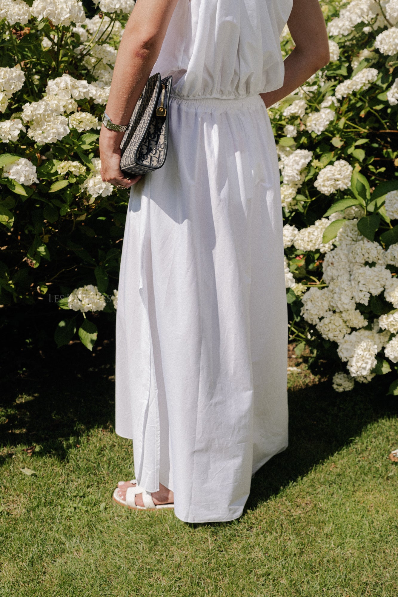 Fran long skirt white