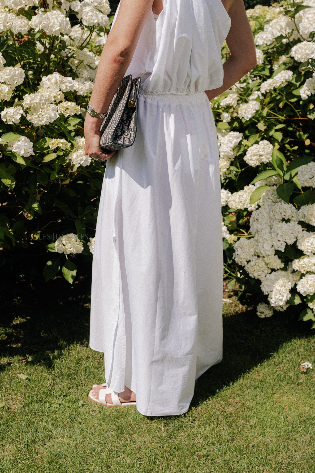 Fran long skirt white