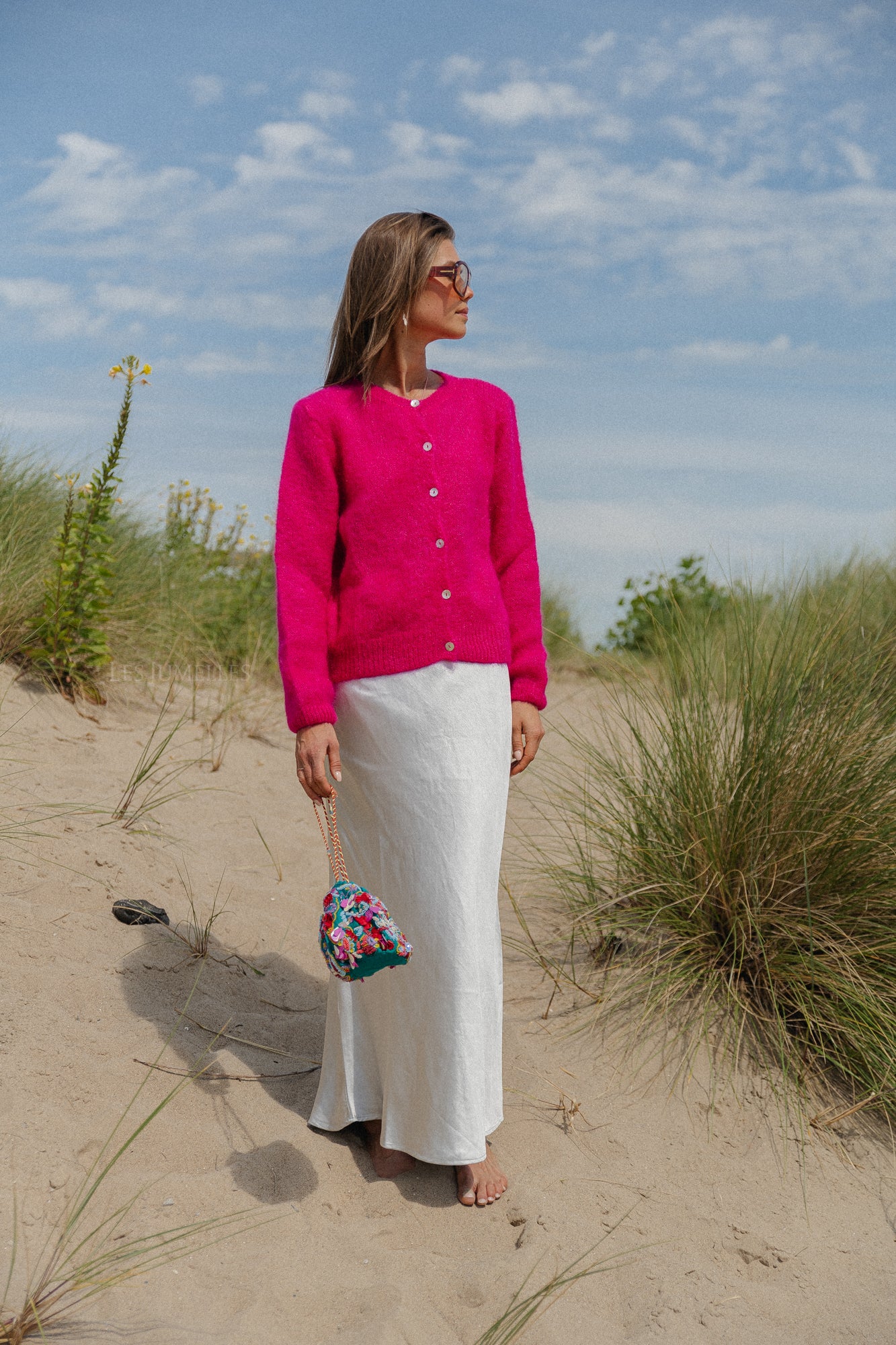 Charlie Cardigan Fuchsia