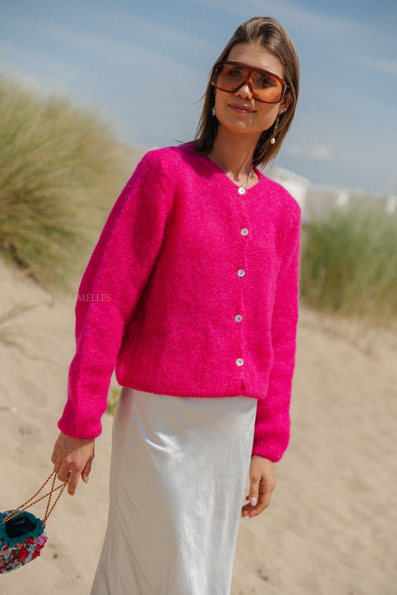 Charlie Cardigan Fuchsia