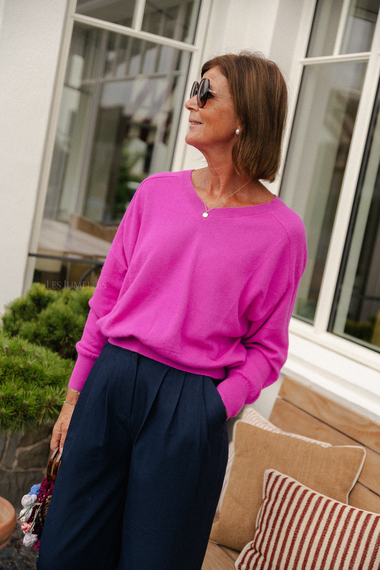 Maya-Pullover magenta