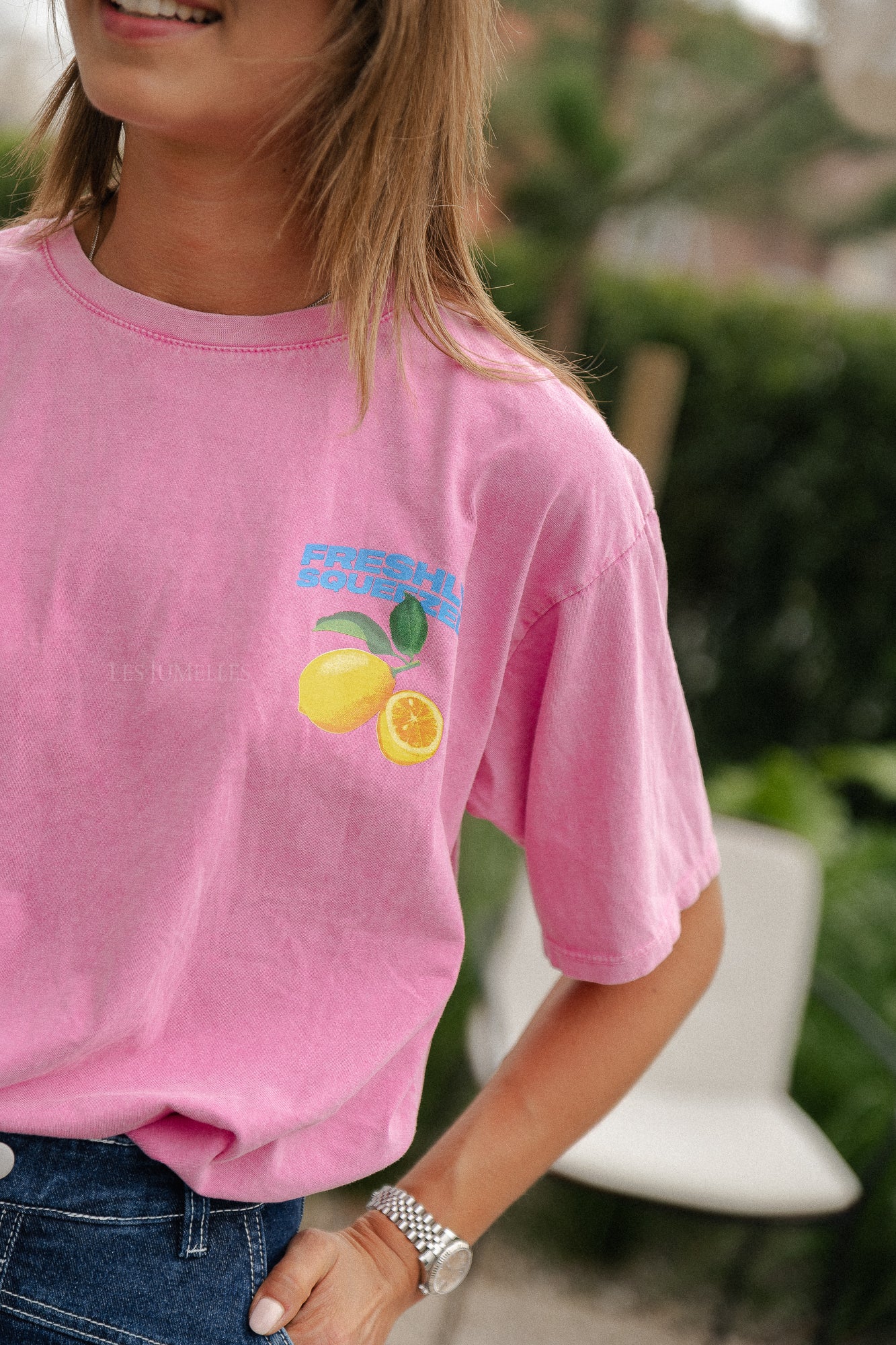 Lemon T-shirt pink