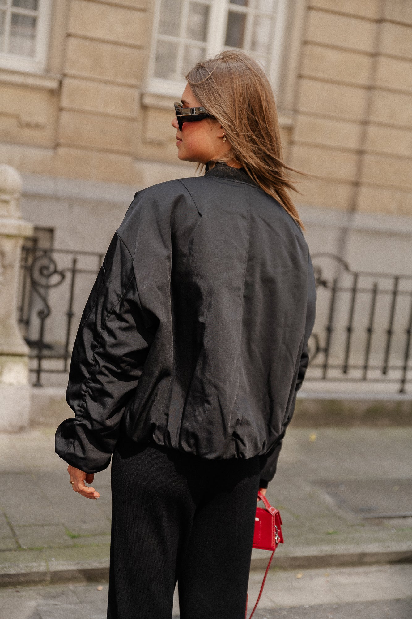 Brooke bomber jacket black