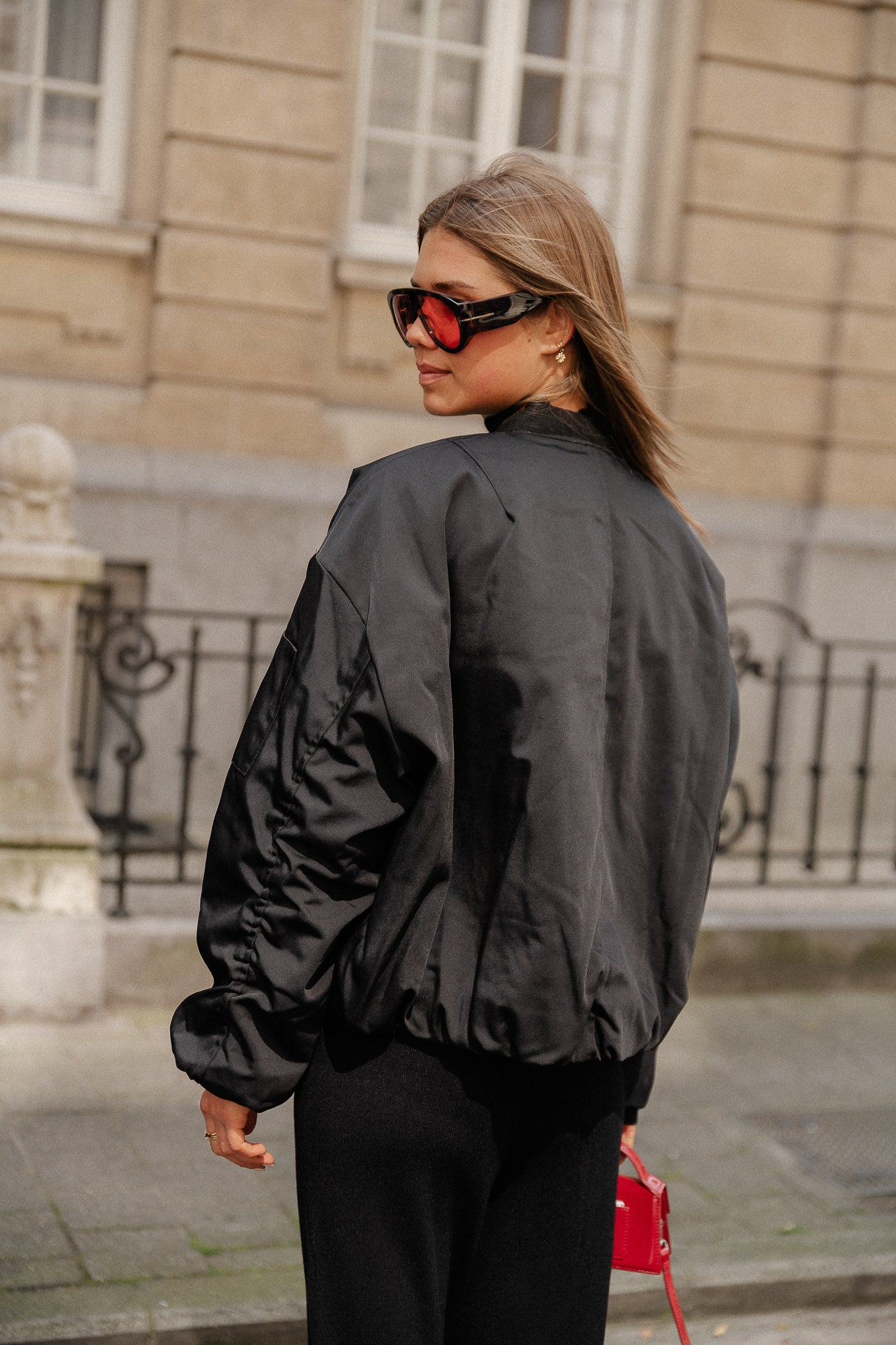 Brooke bomber jacket black