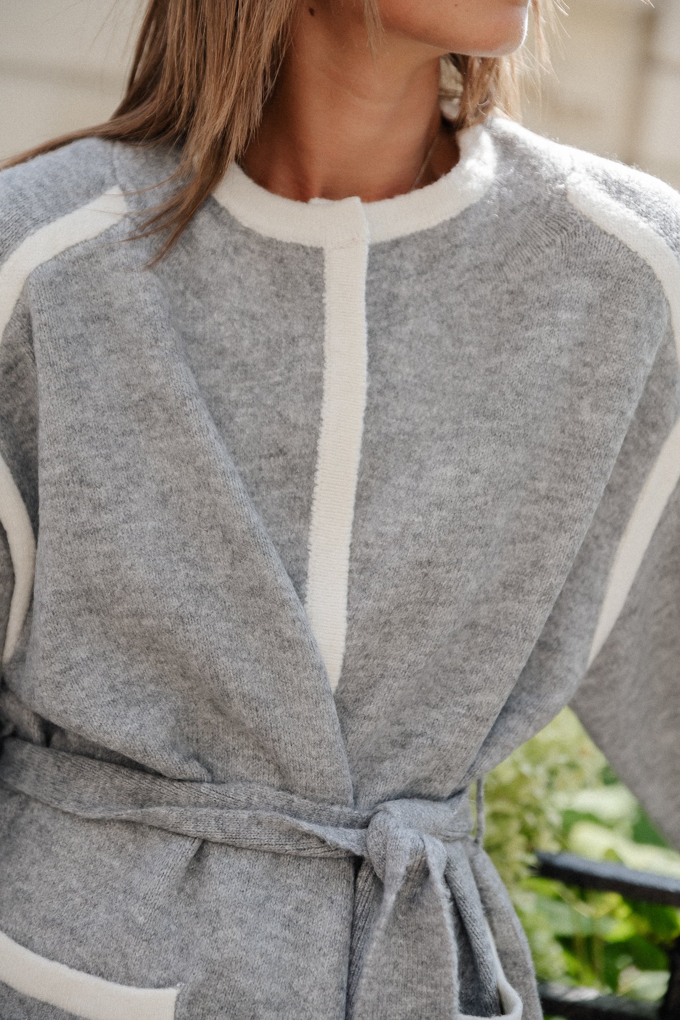 Thea cardigan grey