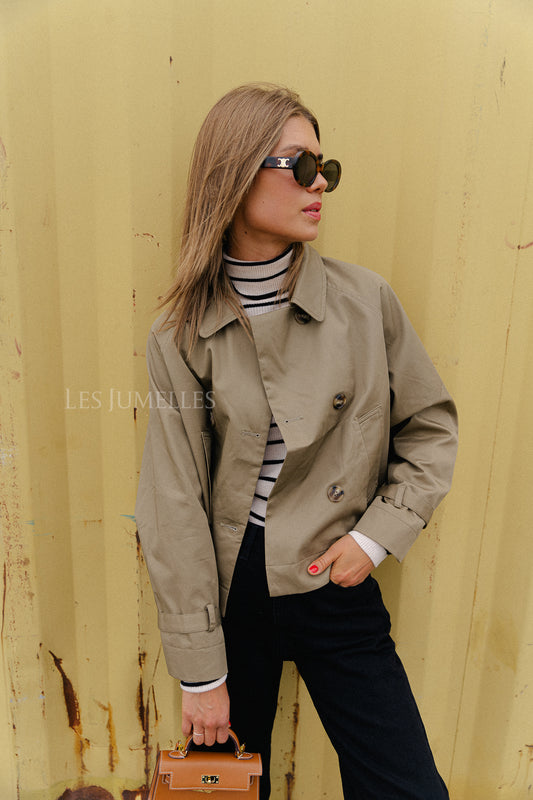 Les Jumelles Violette jacket taupe