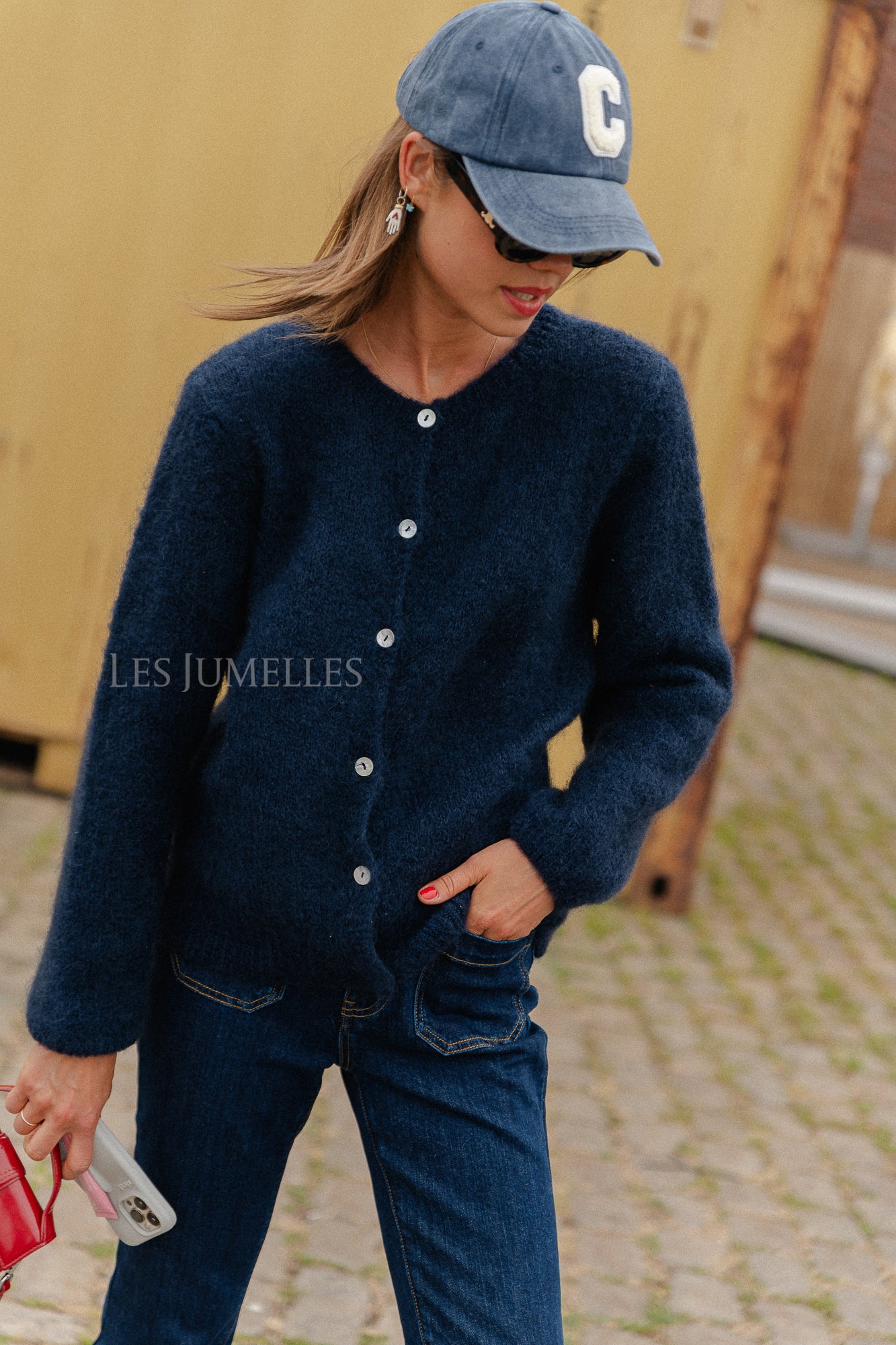 Charlie cardigan navy