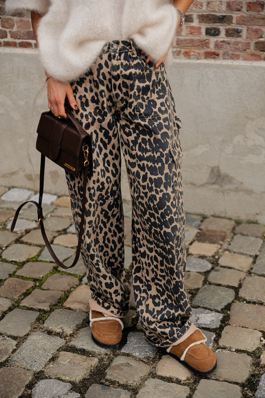 Les Jumelles Dana Hose Lexie Leopard