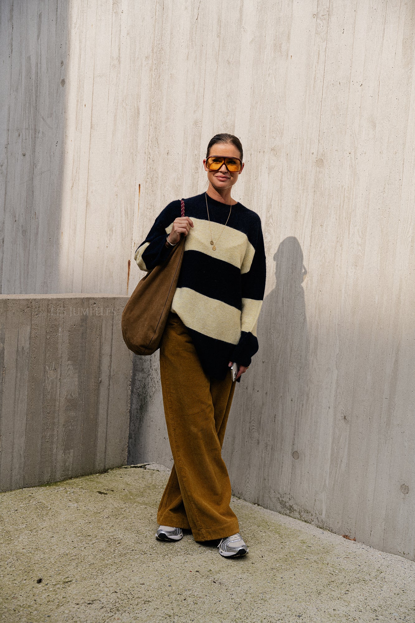 Knitted loose fit sweater lovely yellow