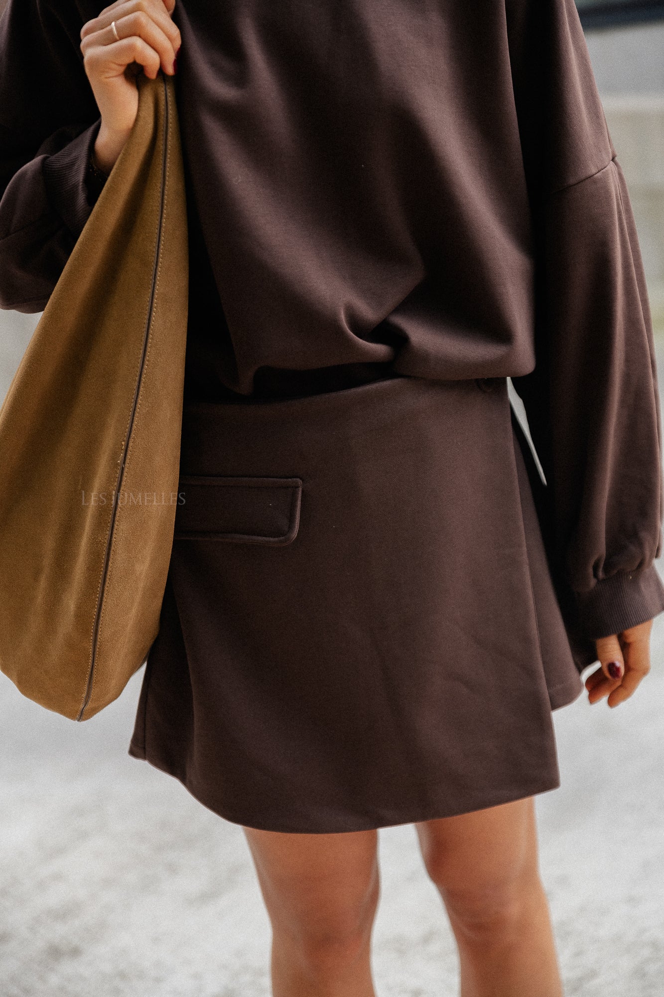 Jolie skort brown