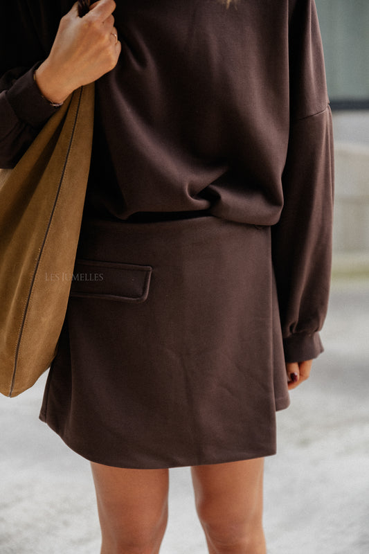 Les Jumelles Jolie skort brown