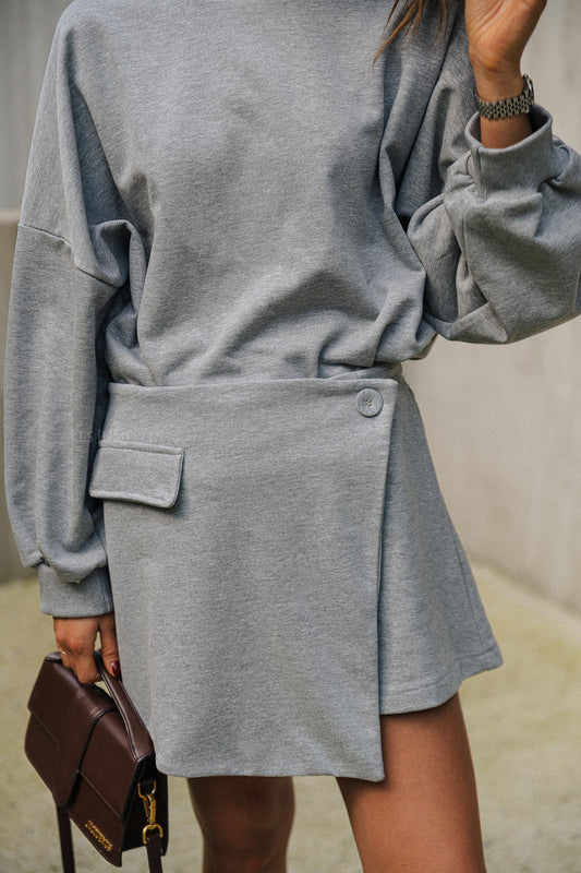 Les Jumelles Jolie skort grey