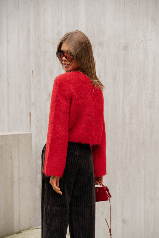 Les Jumelles SafiGZ pullover haute red