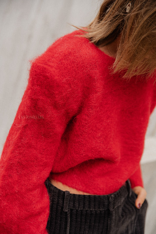 Les Jumelles SafiGZ pullover haute red