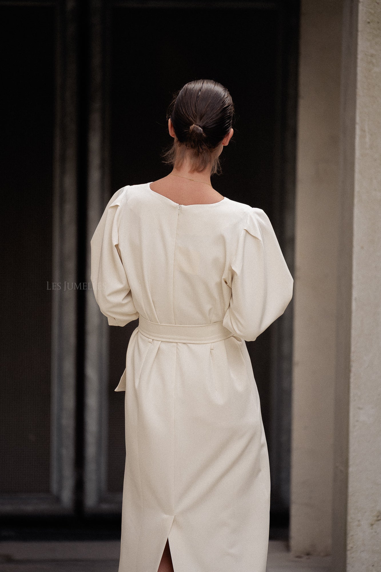 Agata dress antique white