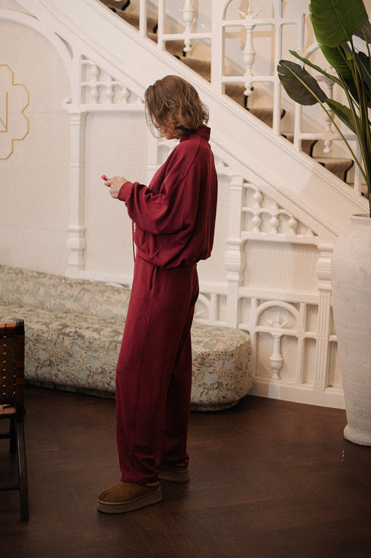 Les Jumelles Romy pants burgundy