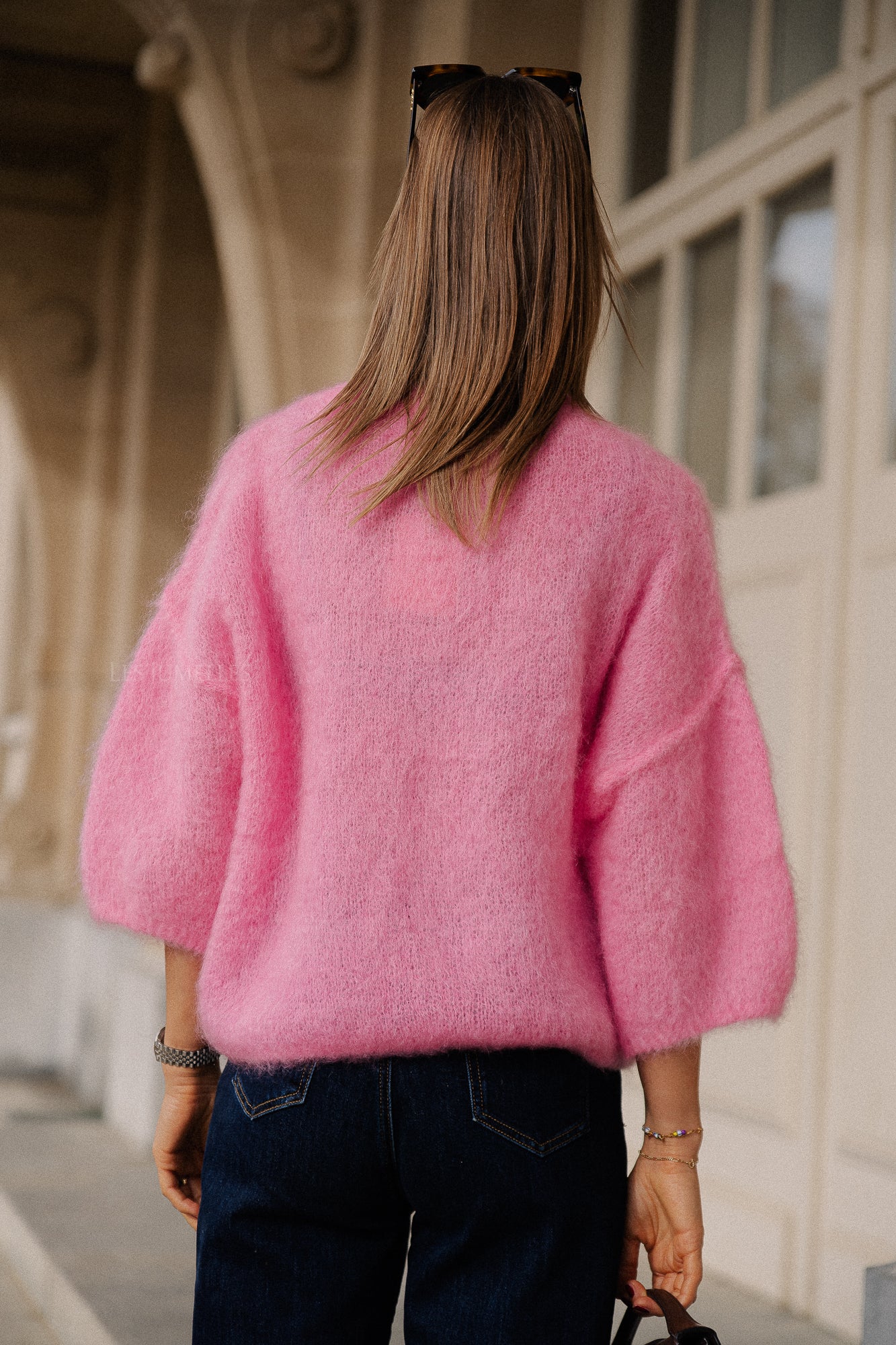 Nova Mohair-Pullover in Pink