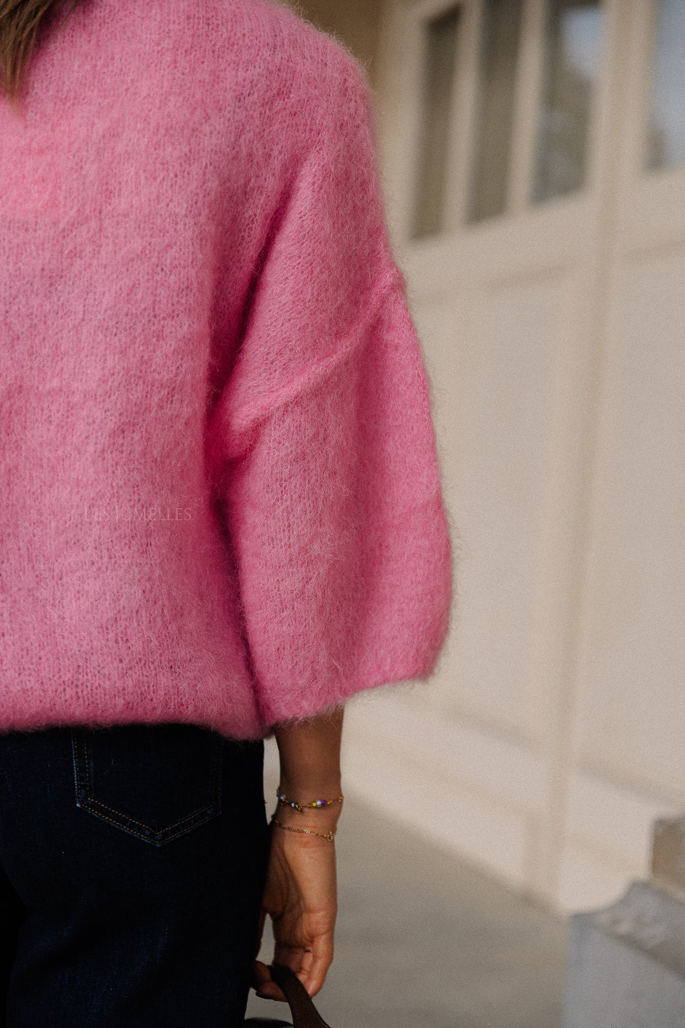 Nova Mohair-Pullover in Pink