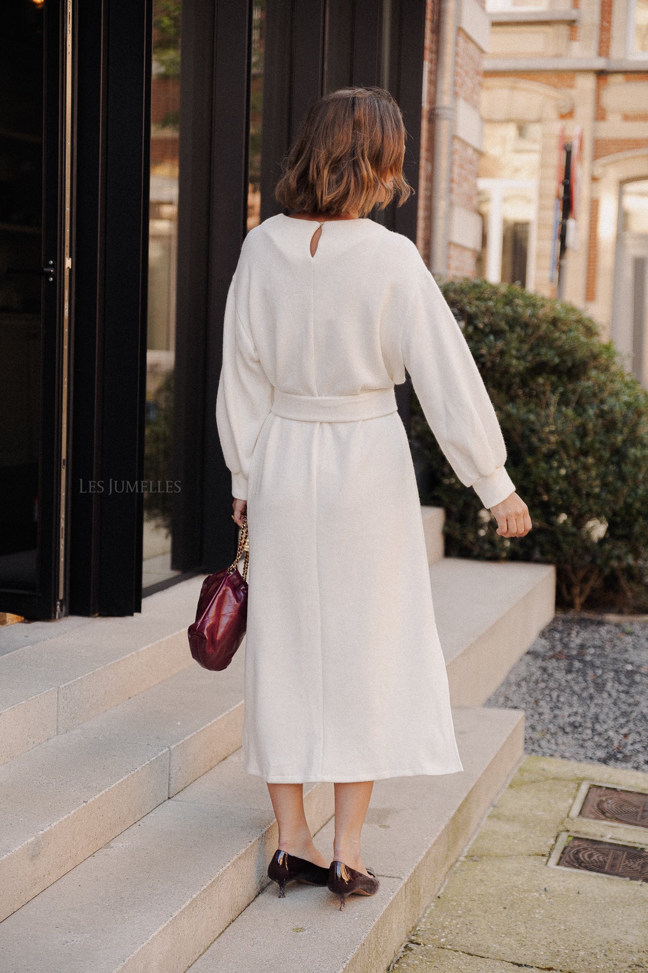 <tc>Mabel Maxikleid creme</tc>