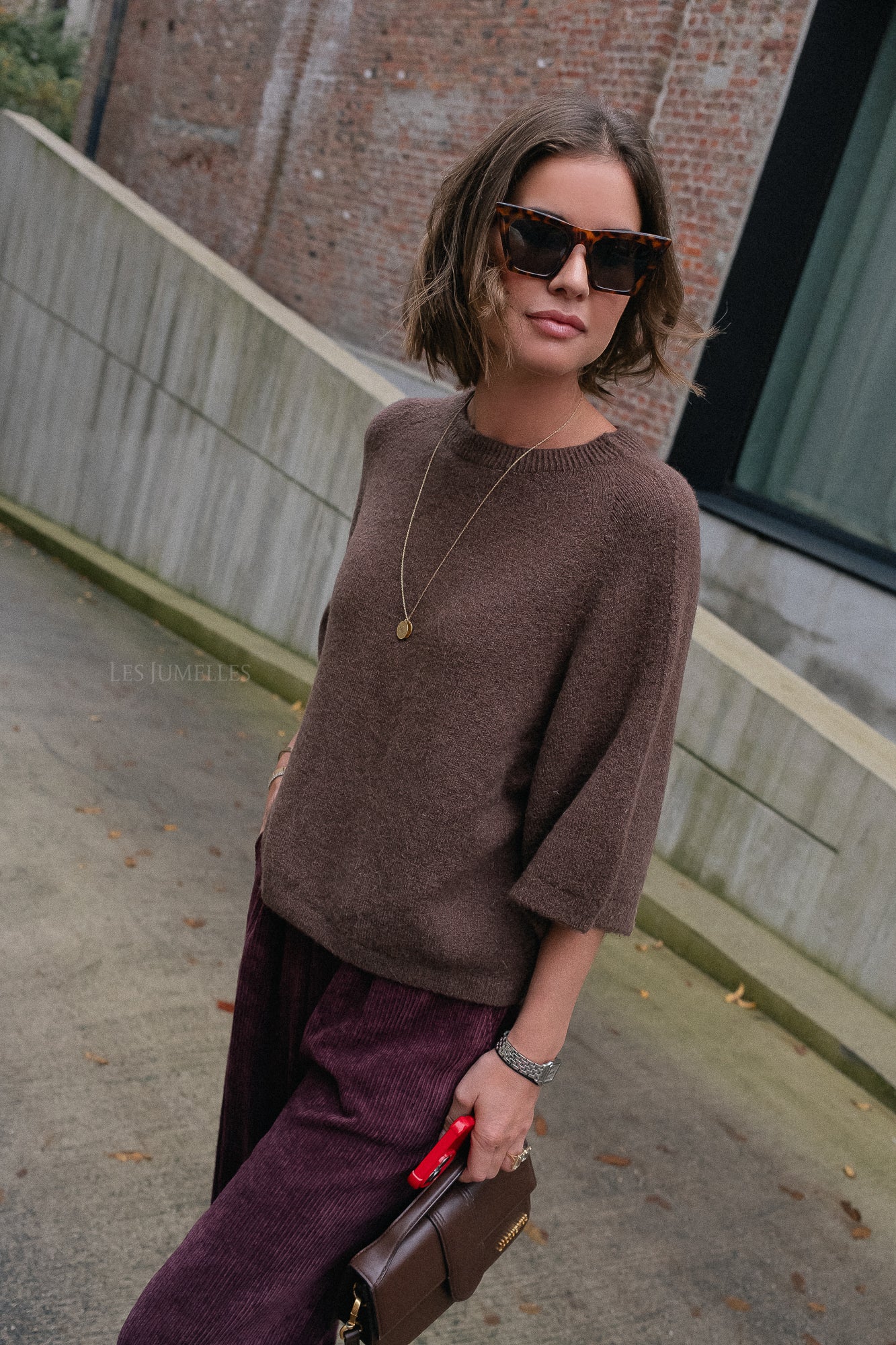 Monica Pullover Braun