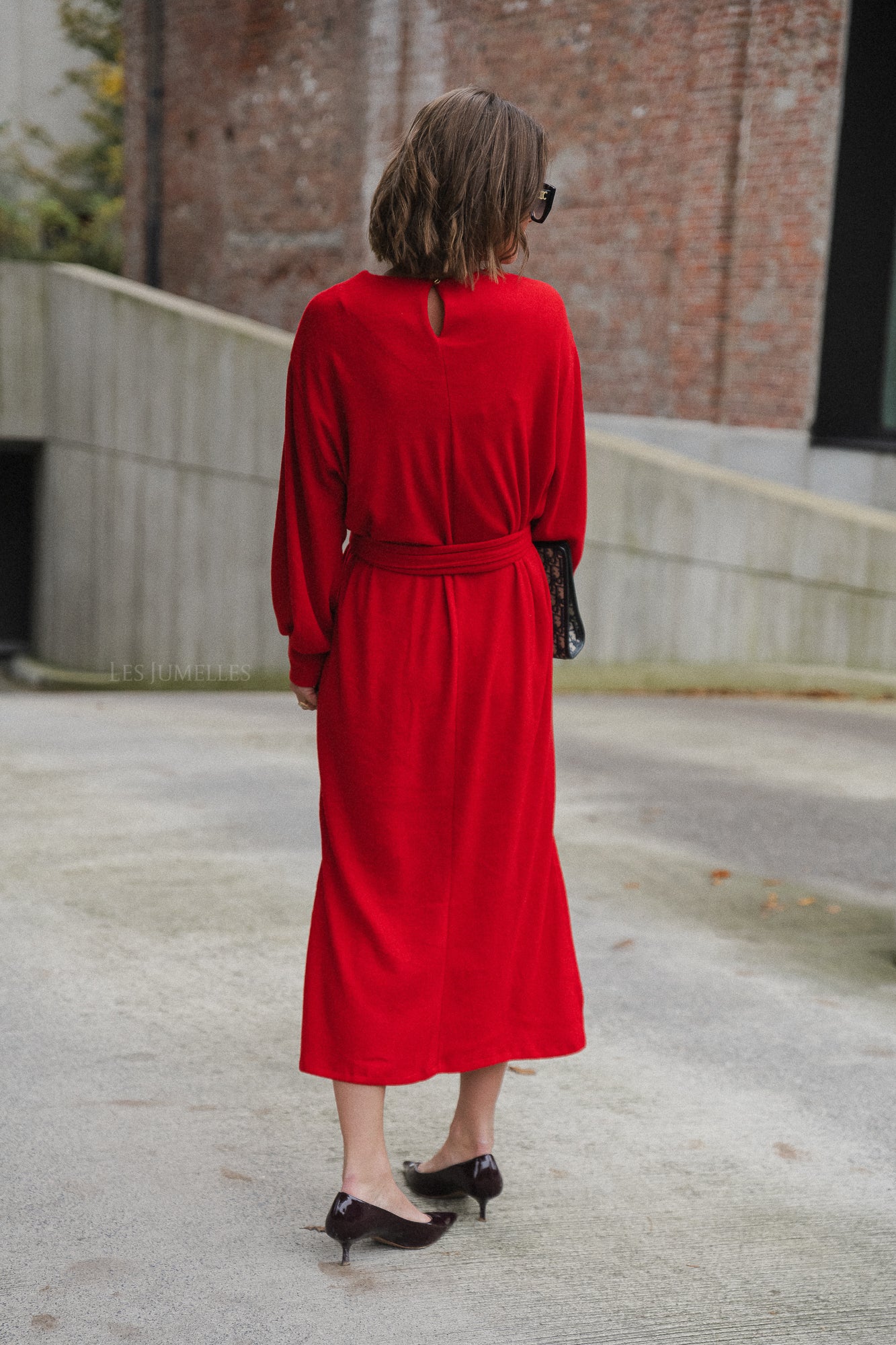 Mabel maxi dress red