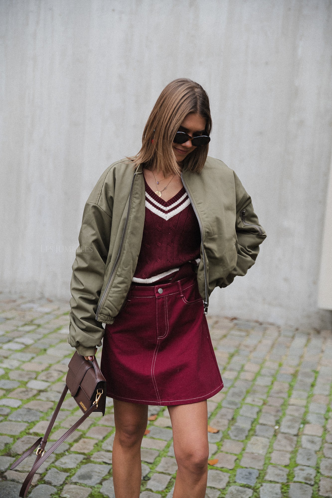 Brooke bomber jacket khaki