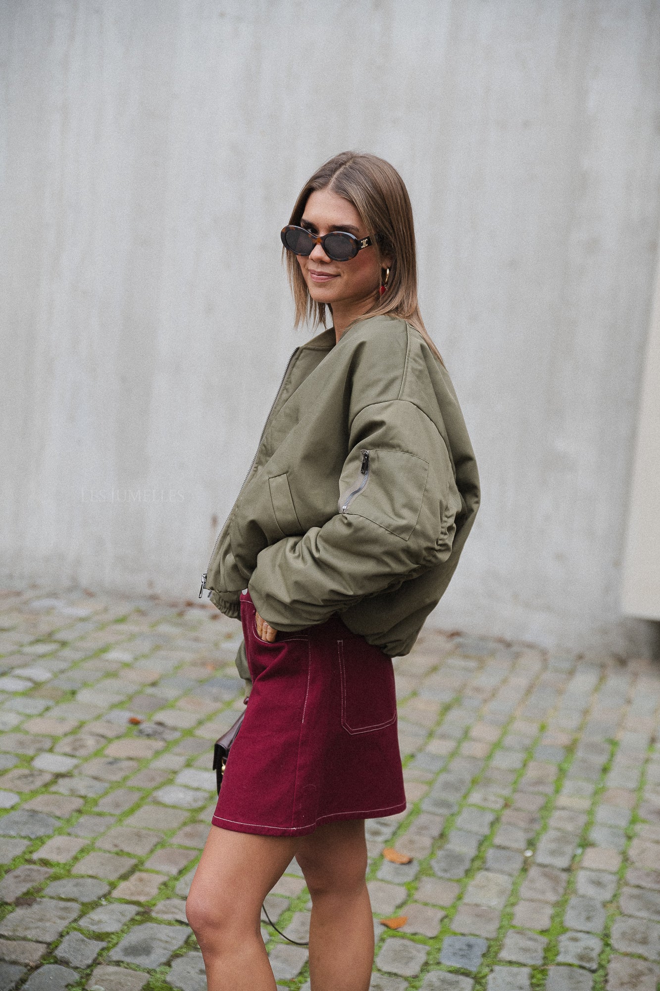 Brooke bomber jacket khaki