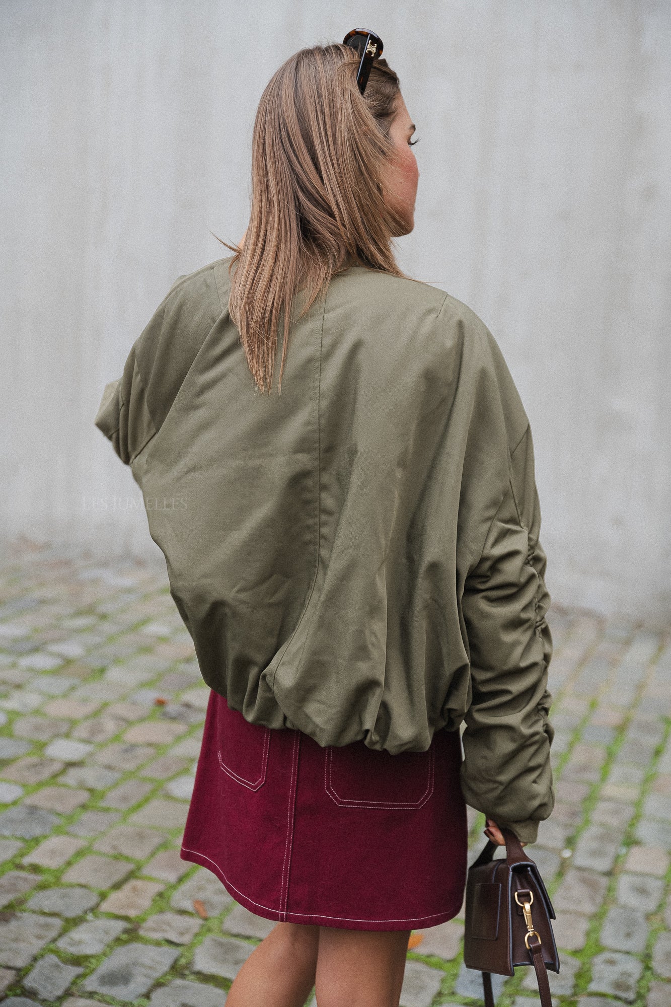 Brooke bomber jacket khaki