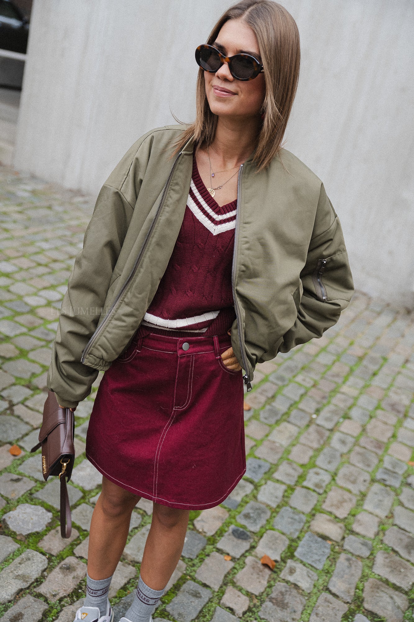 Brooke bomber jacket khaki