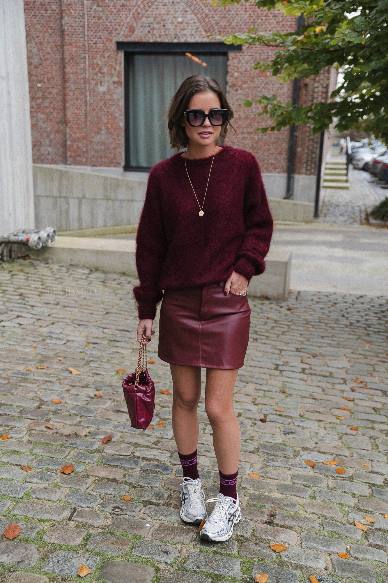 Susan skirt burgundy