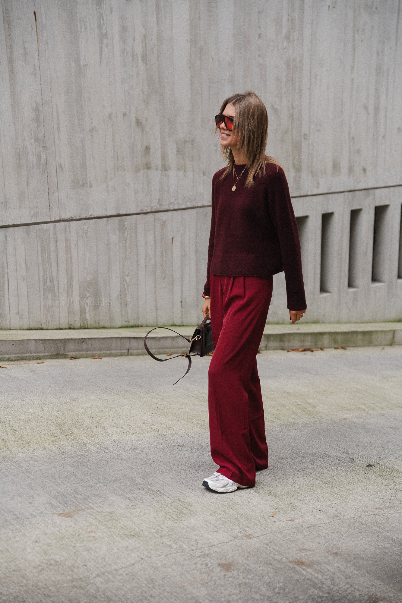 Florine trousers burgundy