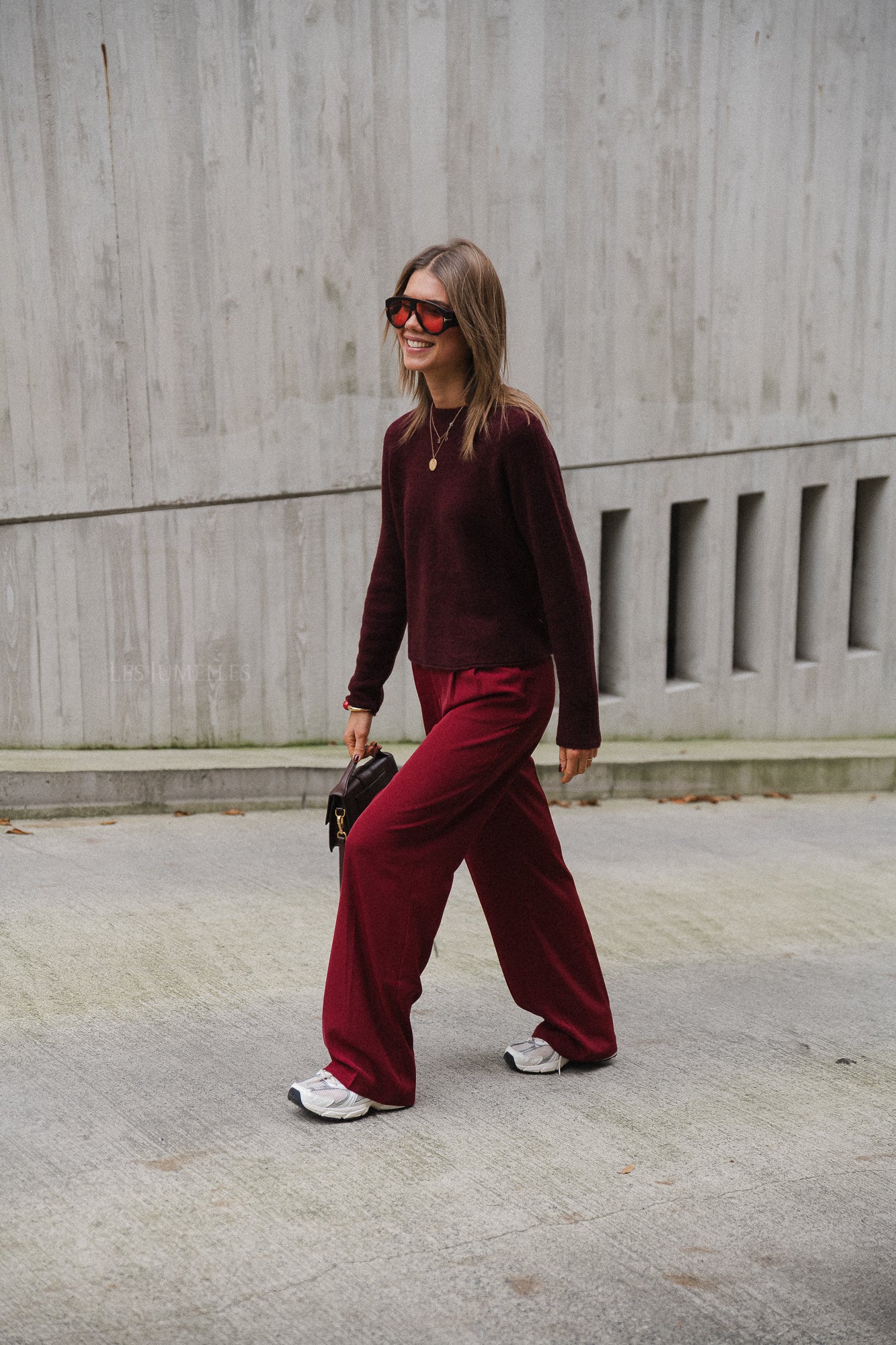 Eliza jumper burgundy