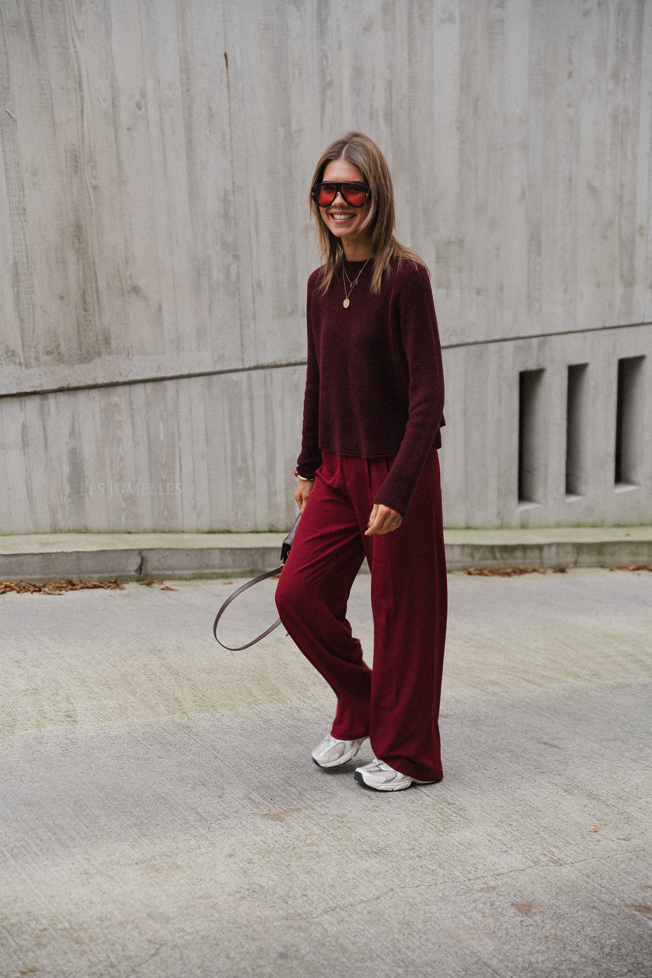 Florine trousers burgundy