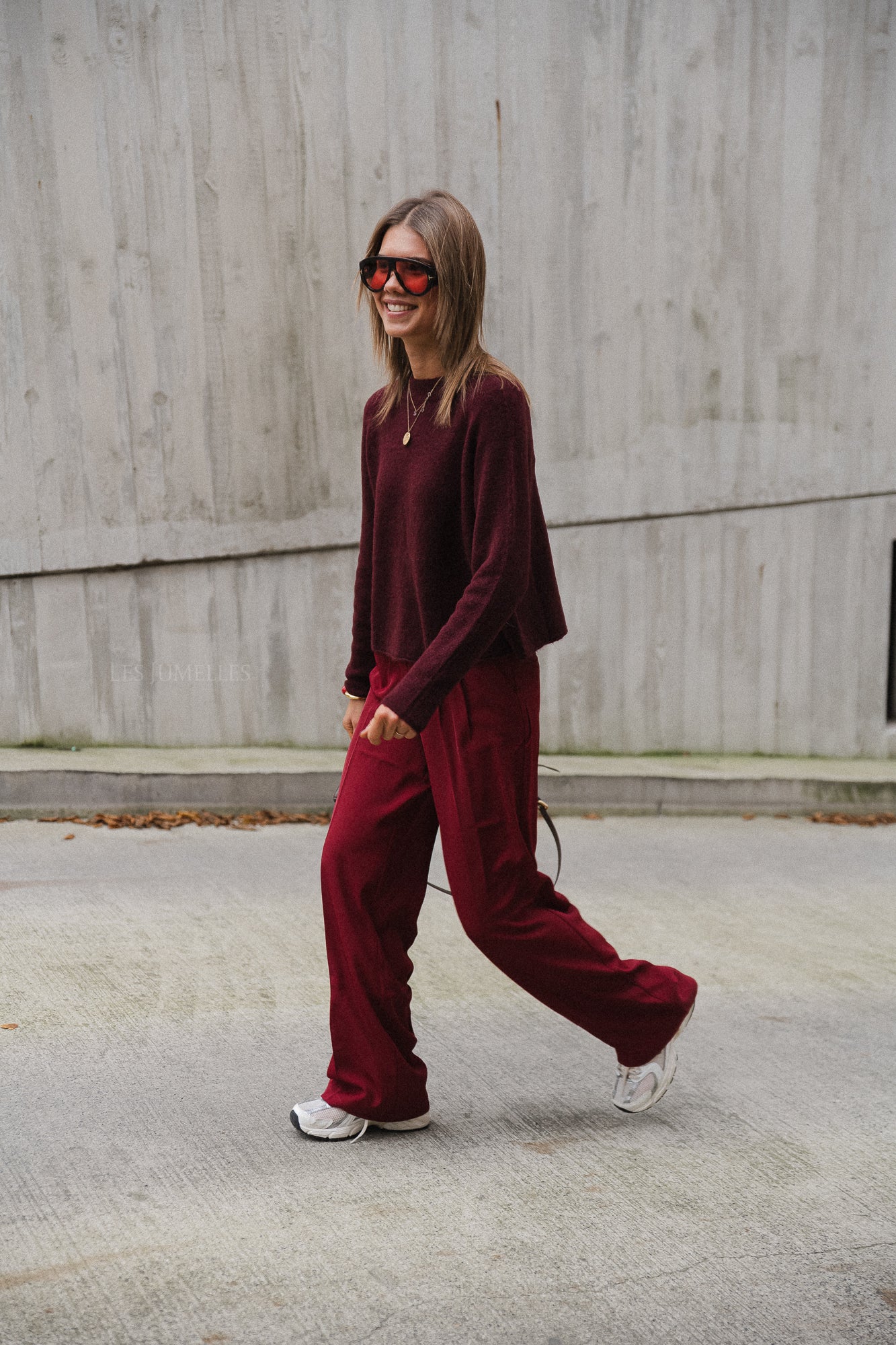 Eliza jumper burgundy