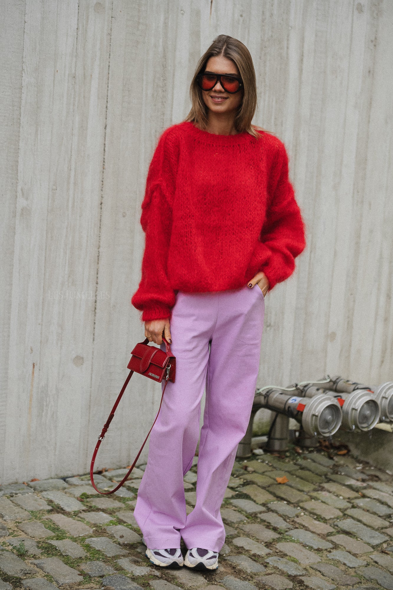 Madison Mohair Pullover Rot