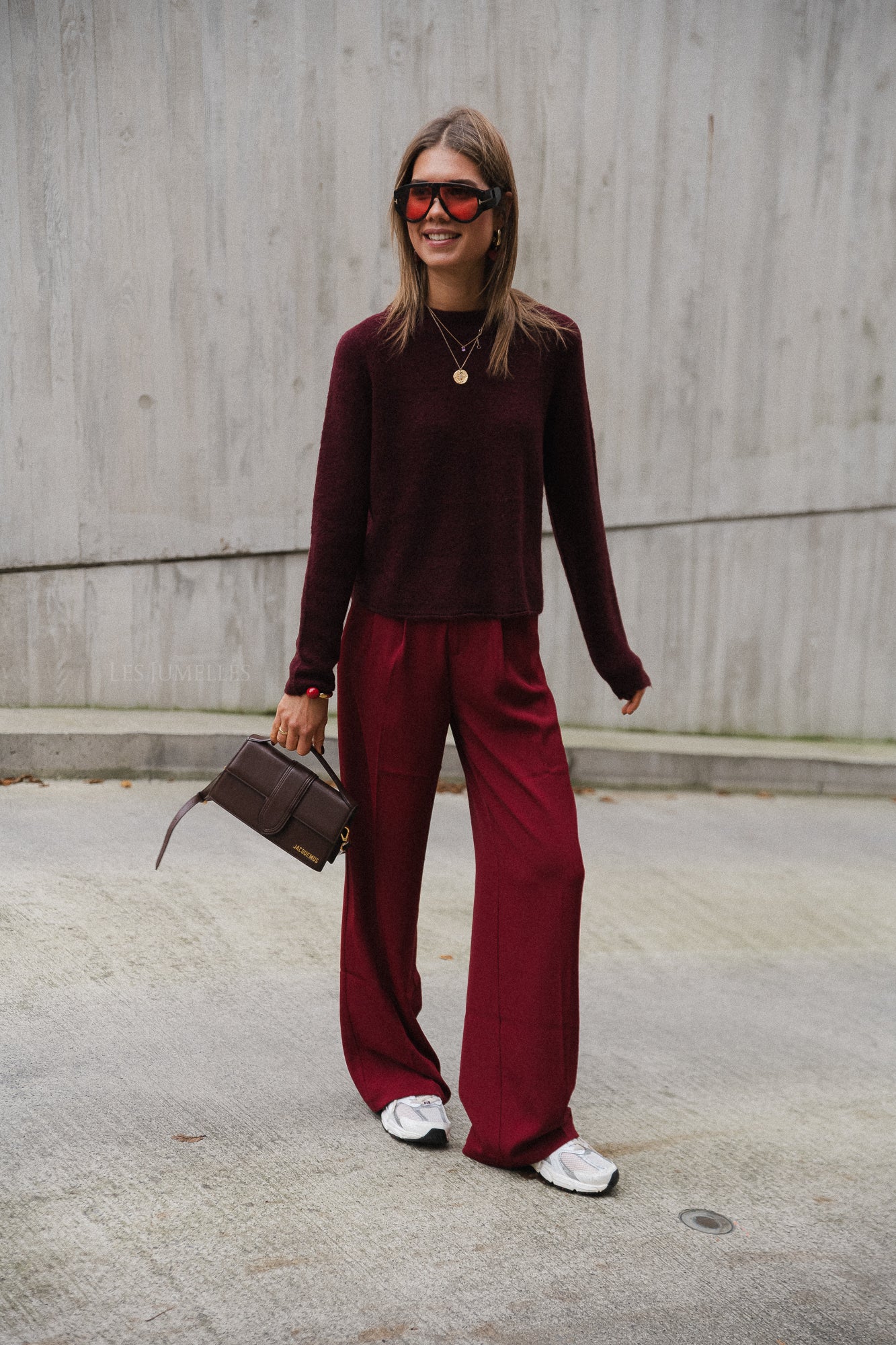 Florine trousers burgundy