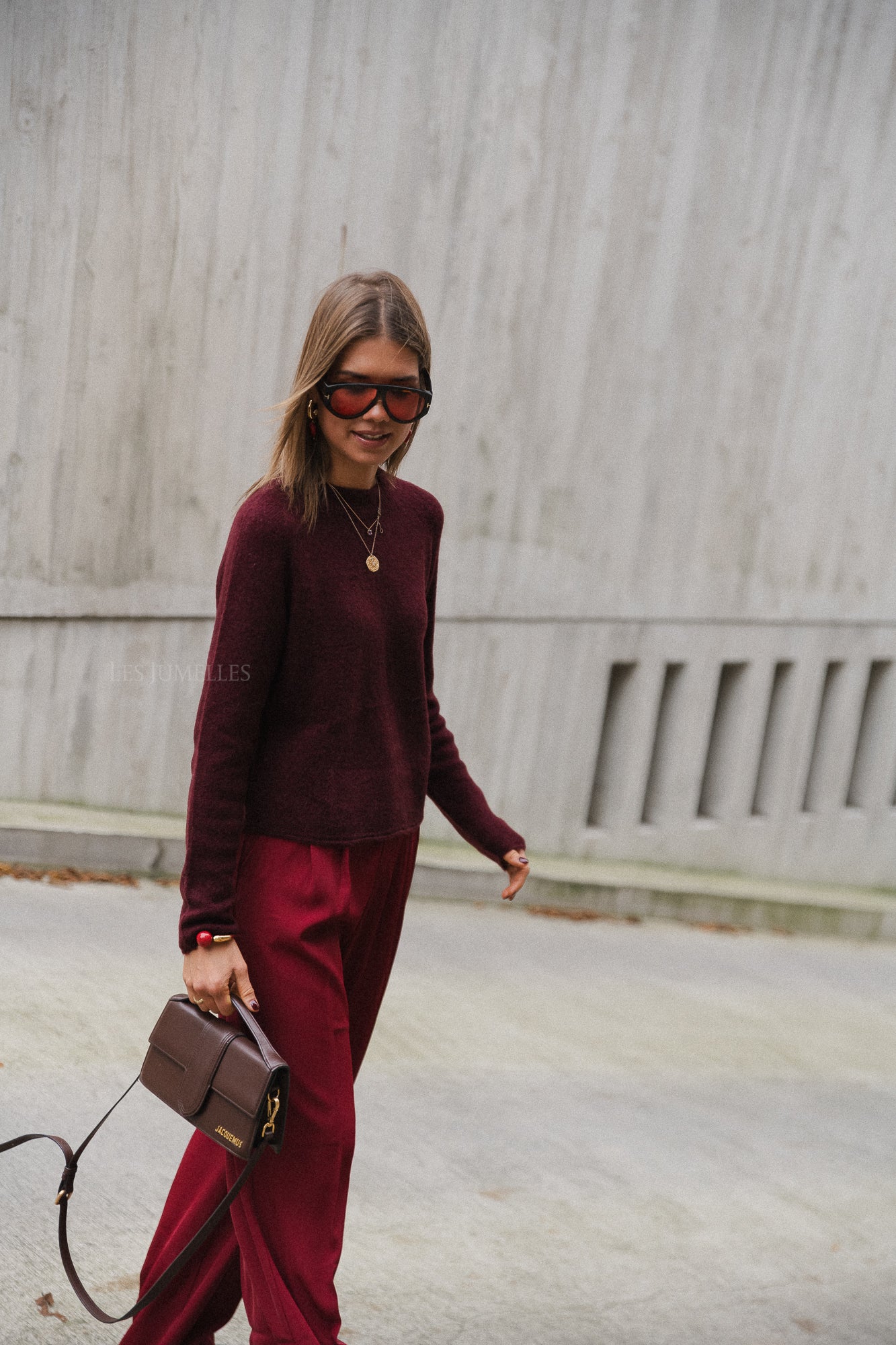 Eliza jumper burgundy