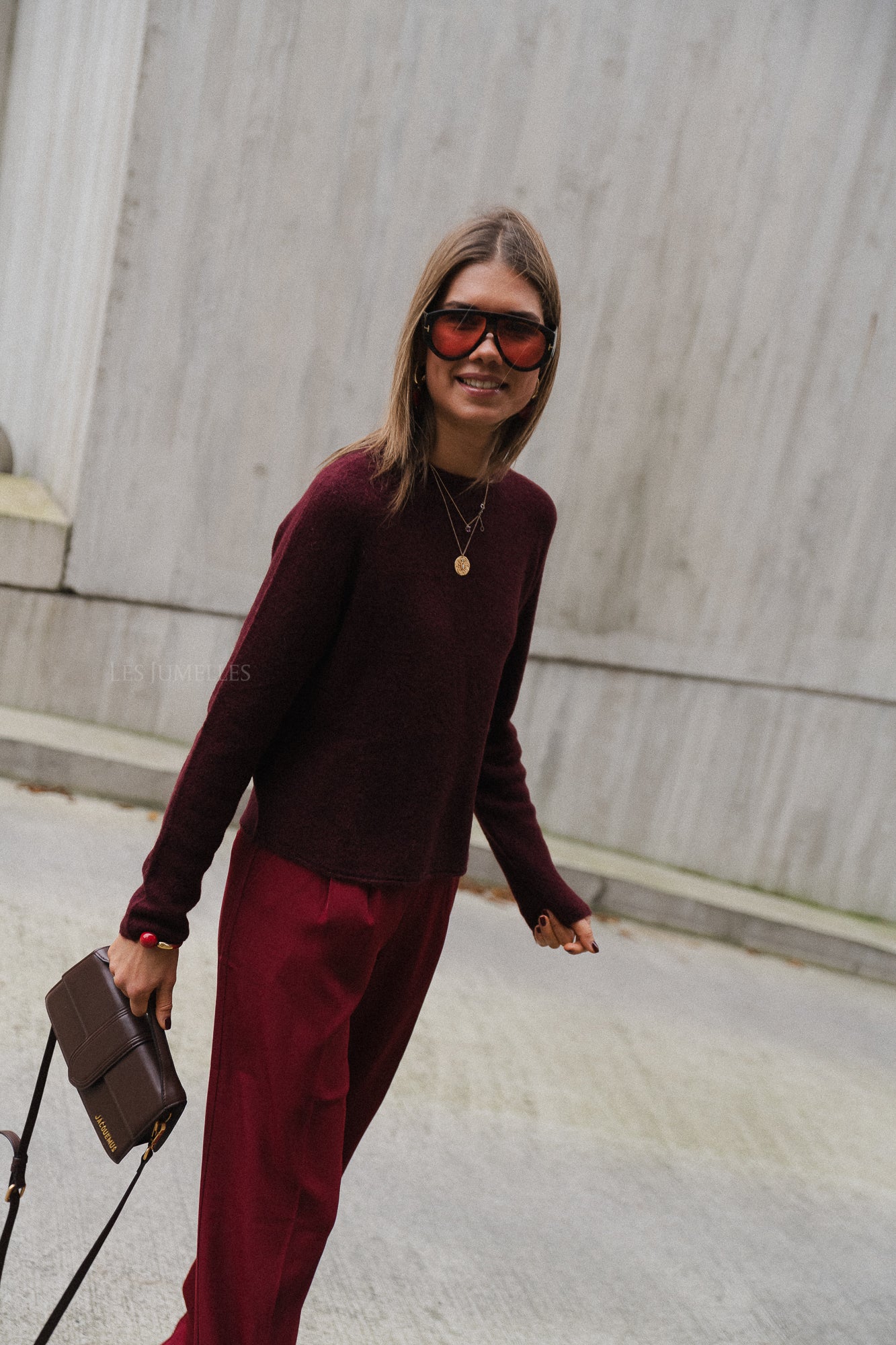 Florine trousers burgundy