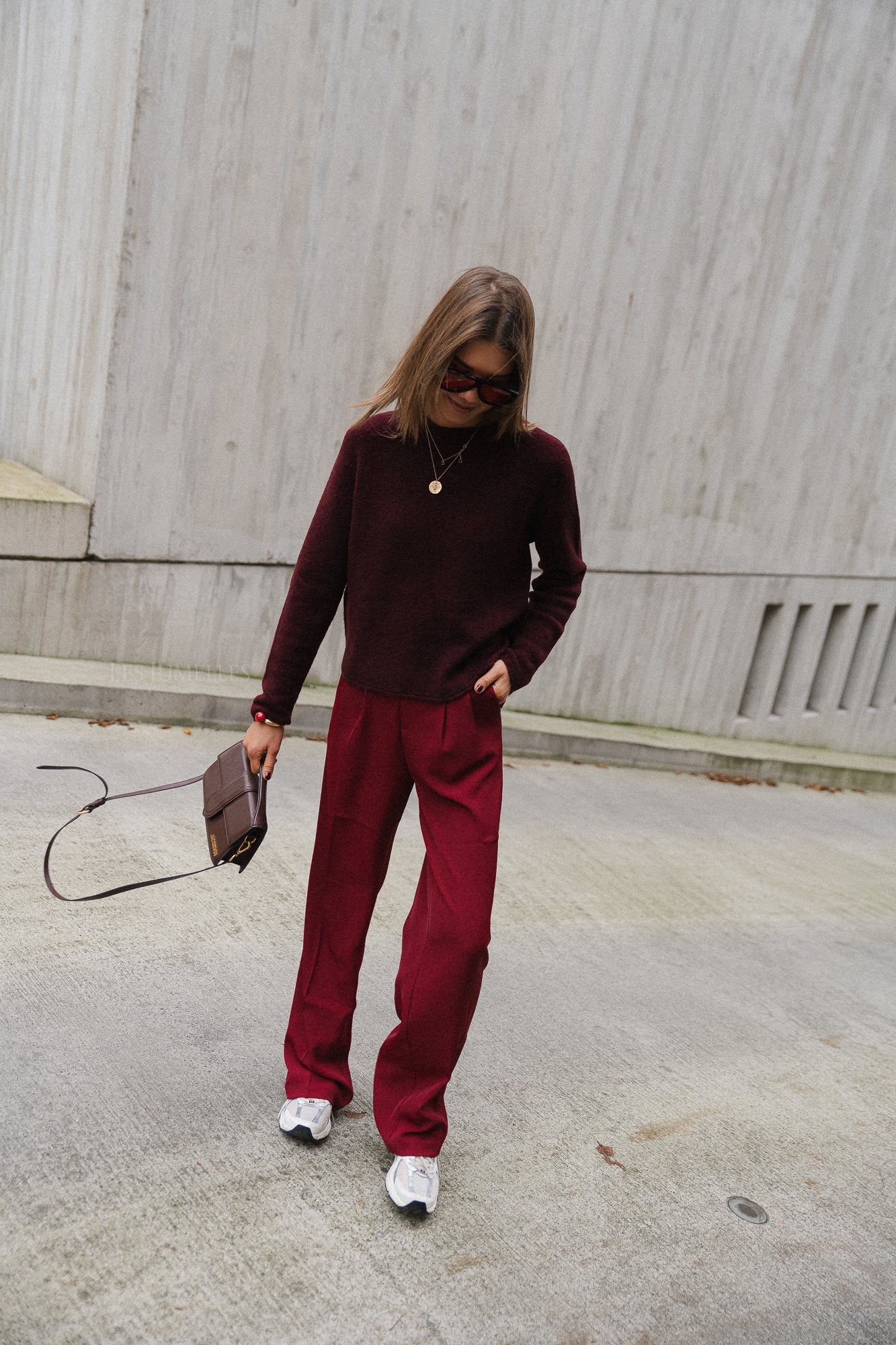 Florine trousers burgundy