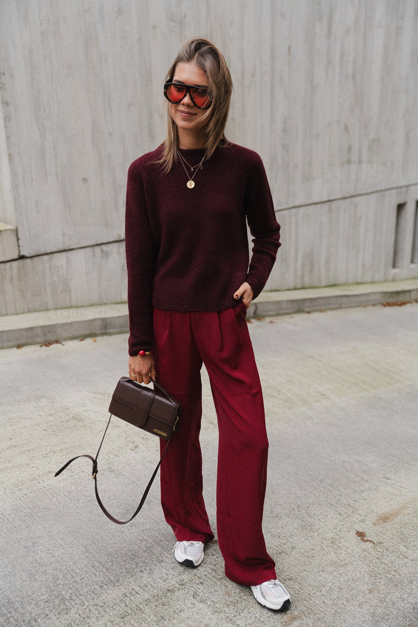 Florine trousers burgundy