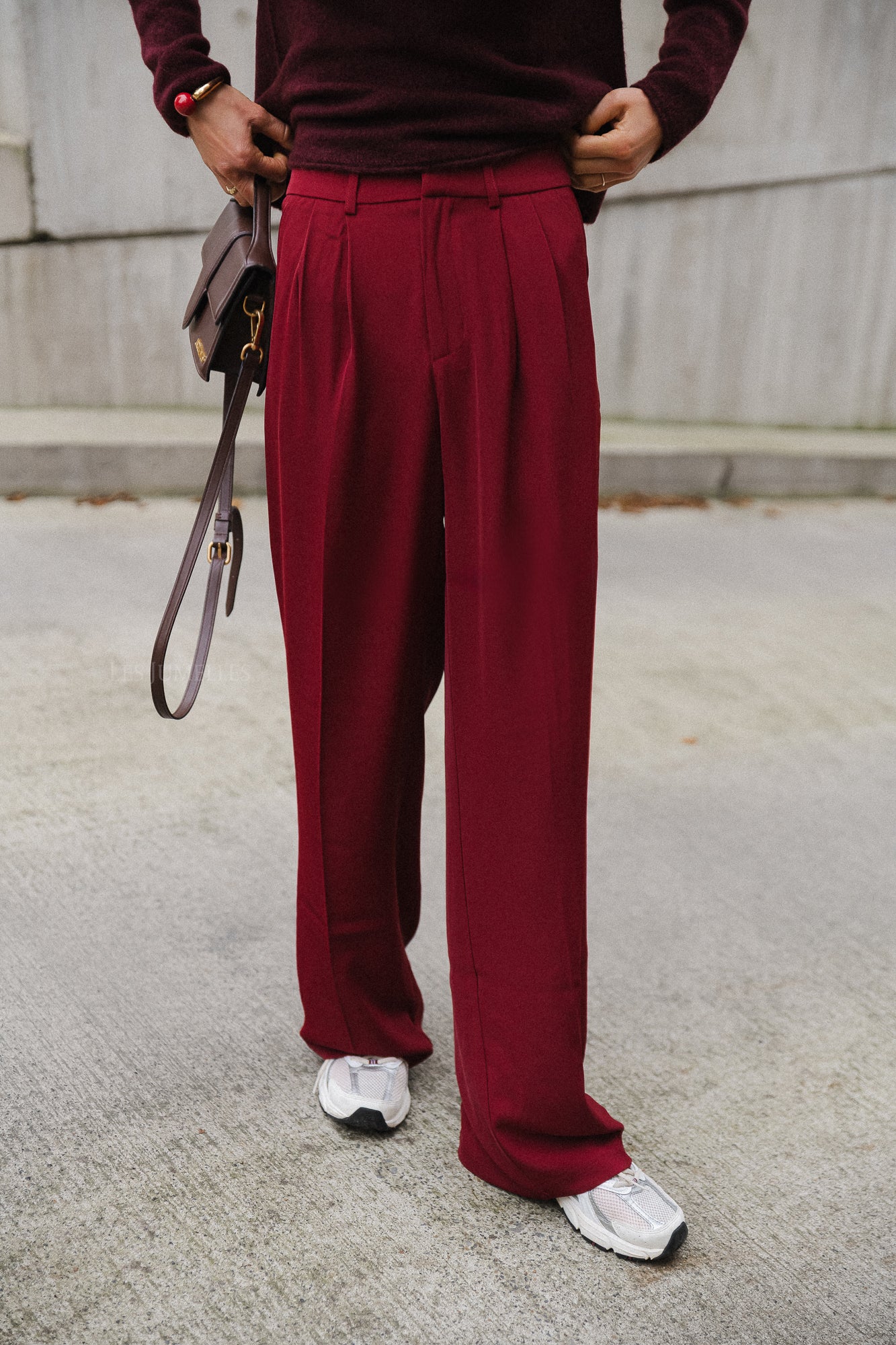 Florine trousers burgundy