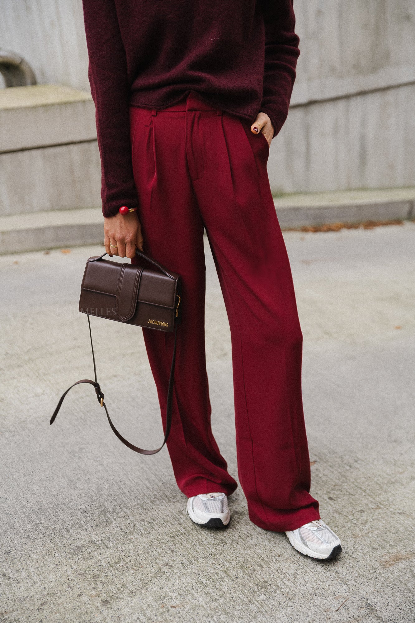 Florine trousers burgundy