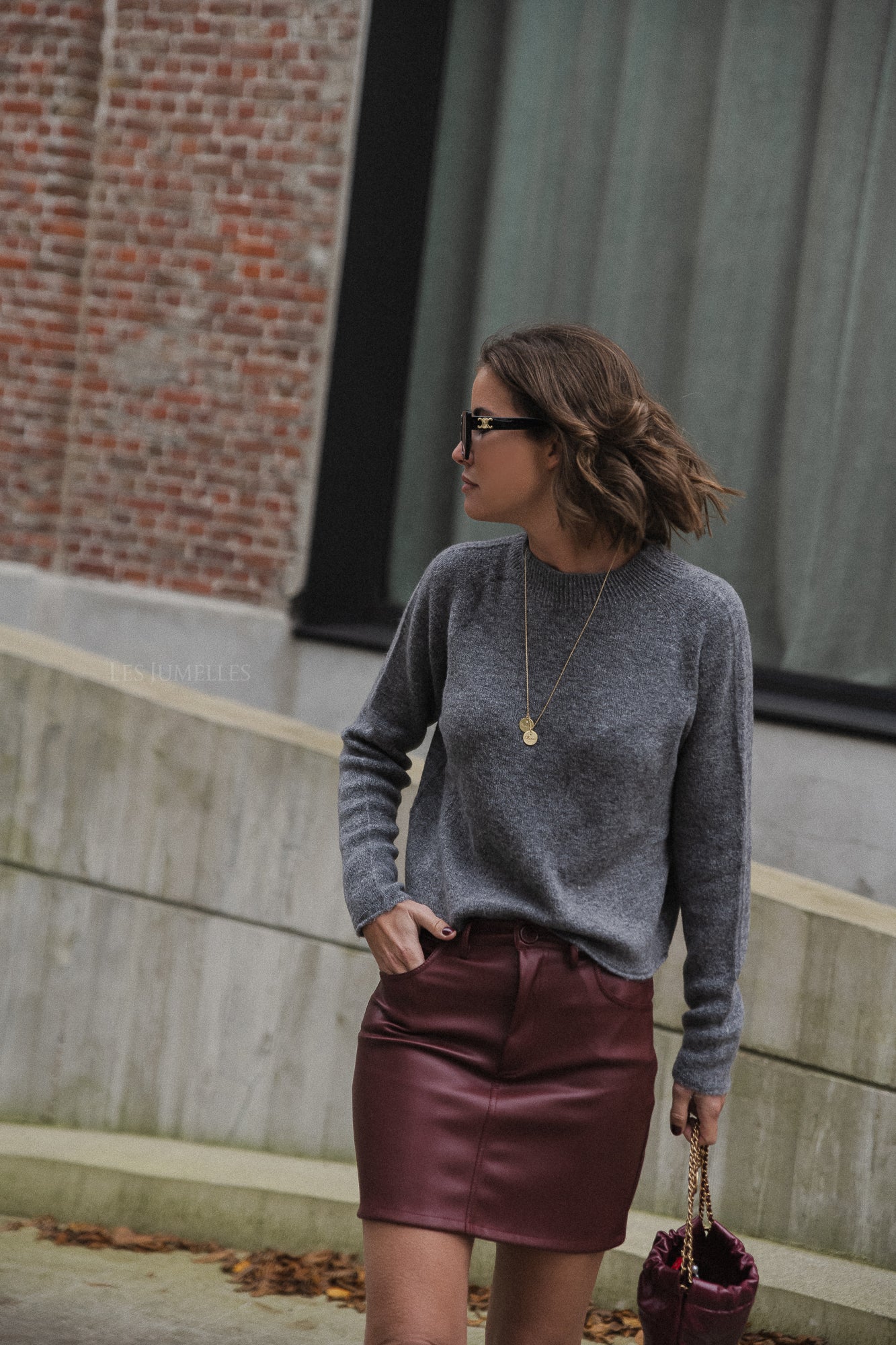 Eliza Pullover Grau