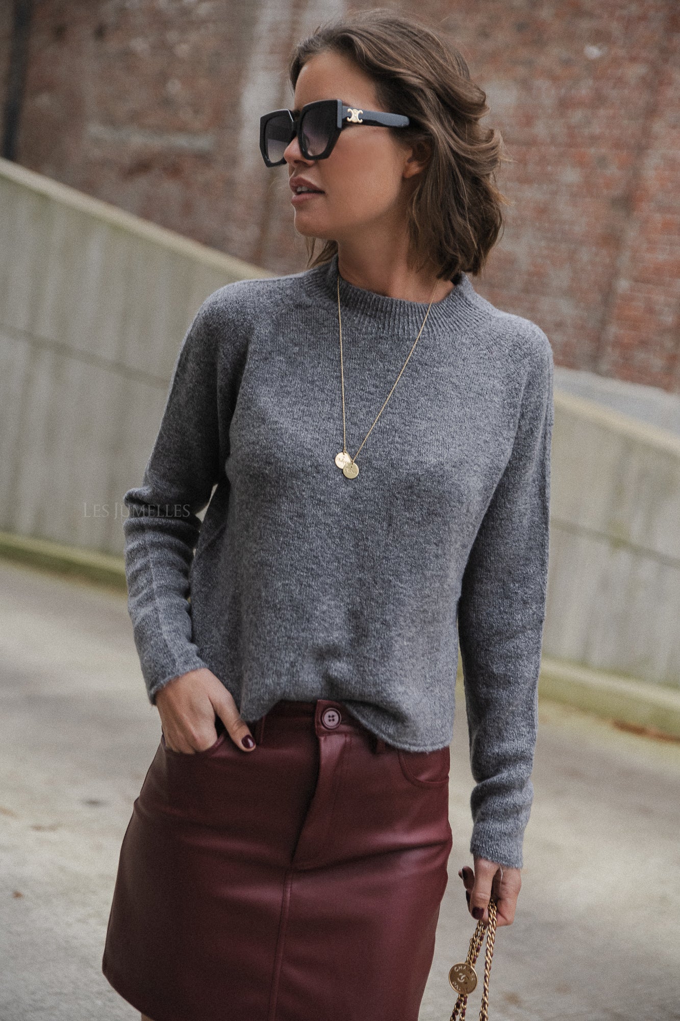 Eliza Pullover Grau